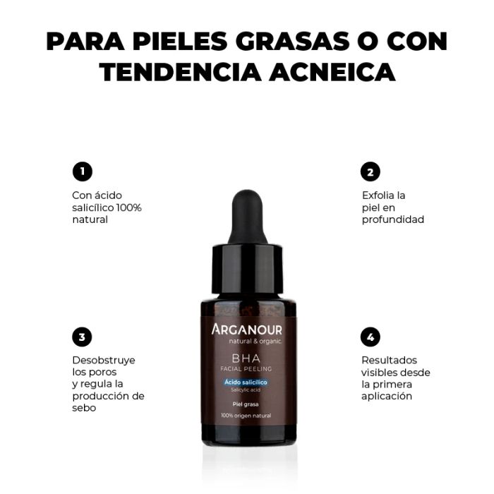 Peeling del viso all'acido salicilico BHA