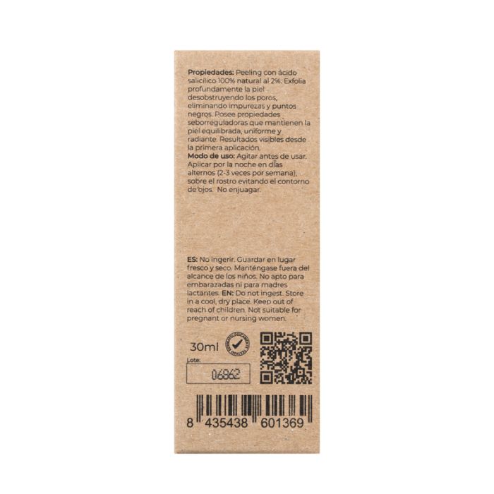 Peeling del viso all'acido salicilico BHA