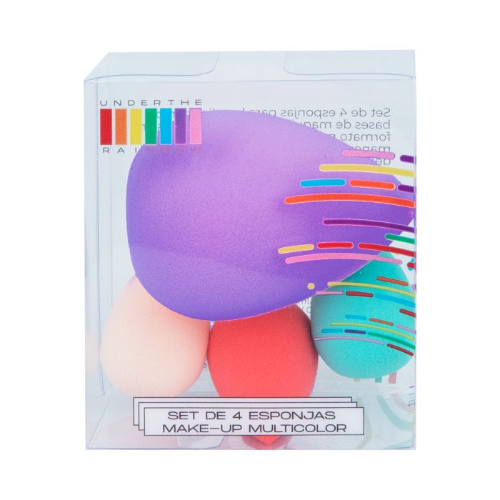 Kit Esponjas de Maquilhagem Coloridas
