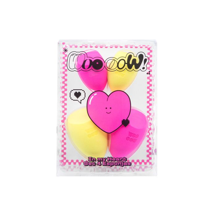 In My Heart Conjunto de 4 Esponjas de Maquilhagem