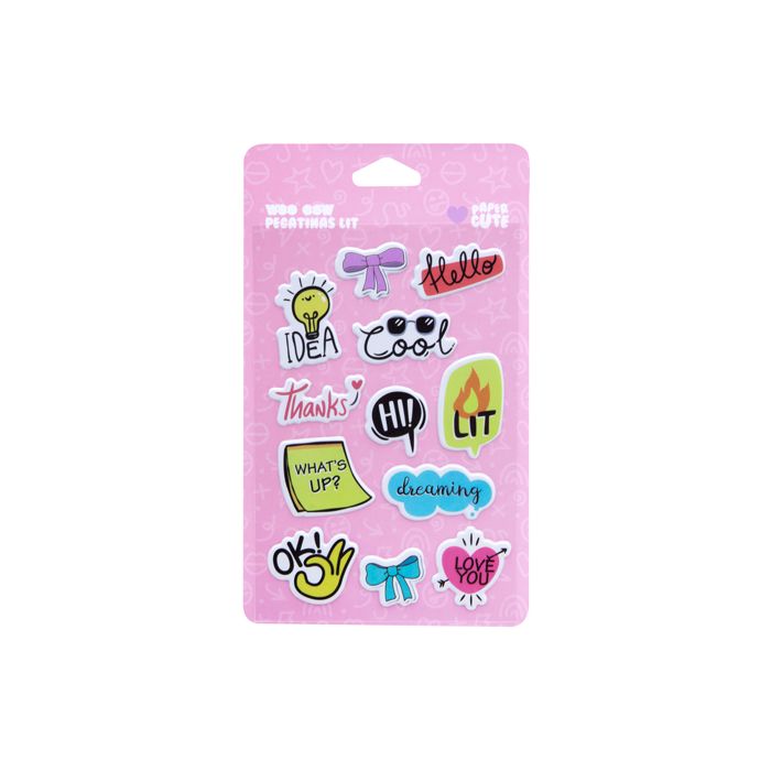 Set de Pegatinas Woo oow