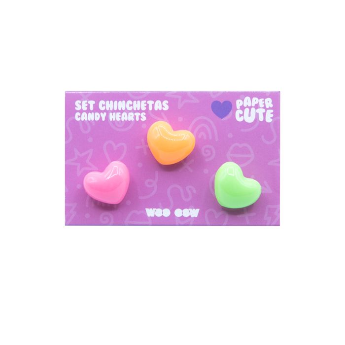 Set Chinchetas Hearts