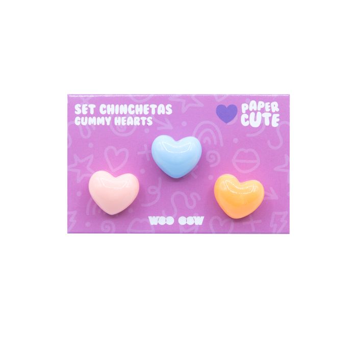 Set Chinchetas Hearts