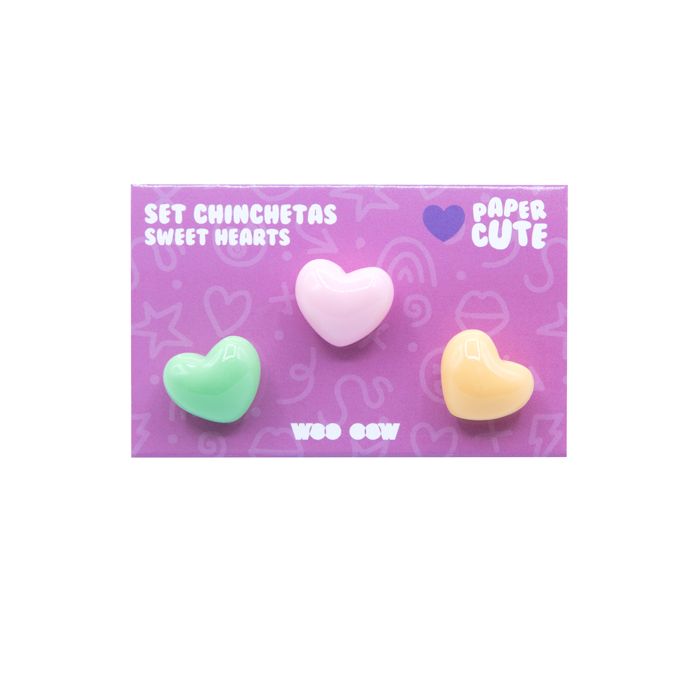 Set Chinchetas Hearts