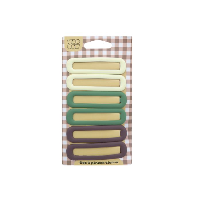 ¡33% DTO! Set 6 Pinzas Clip Woo oow