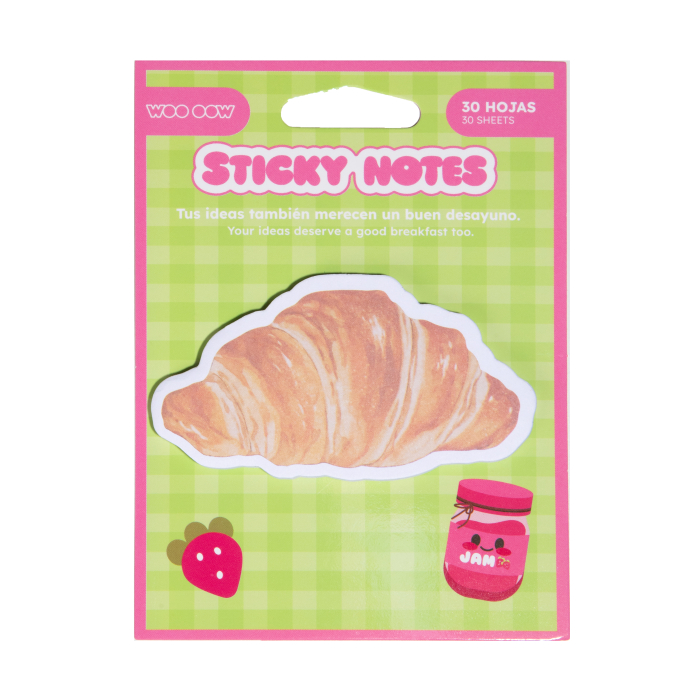 Sticky Notes 30 Notas Adhesivas Desayuno 11 gr