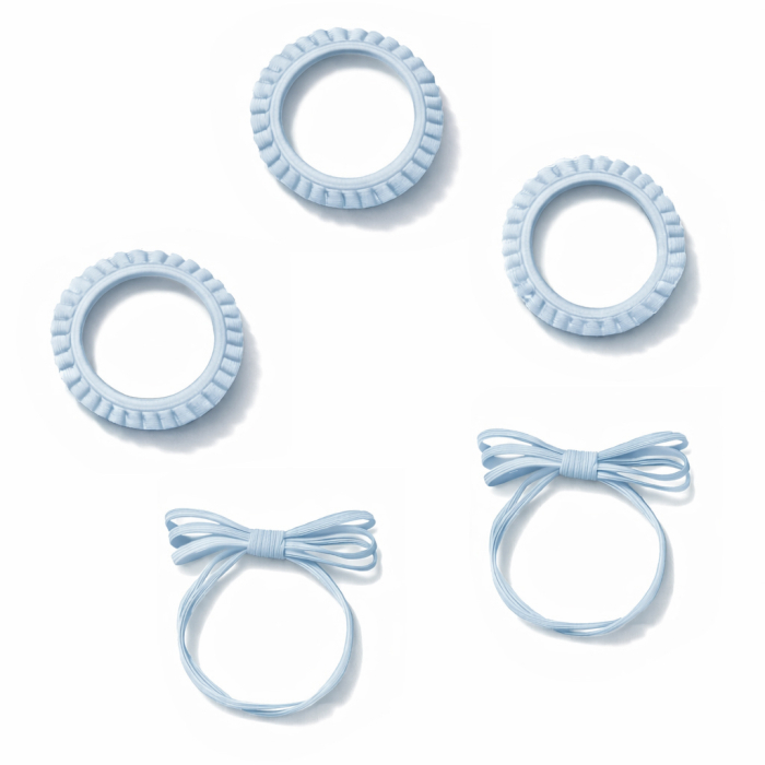 Set Gomas de Volantes y Lazos