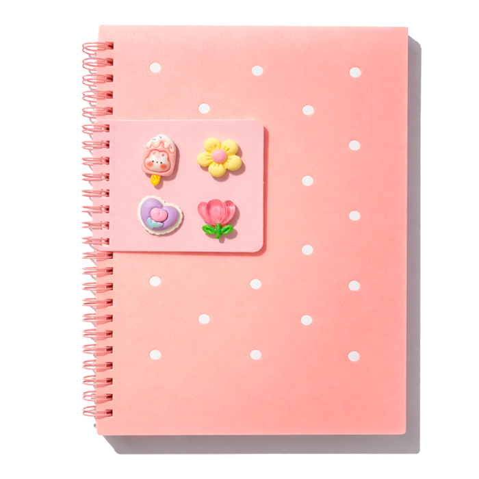 Cuaderno Rosa Soft Pins 250 gr