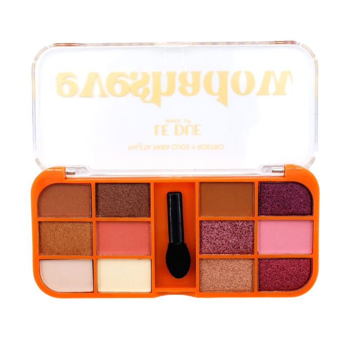 Paleta de sombras e rosto  Le Due Make Up