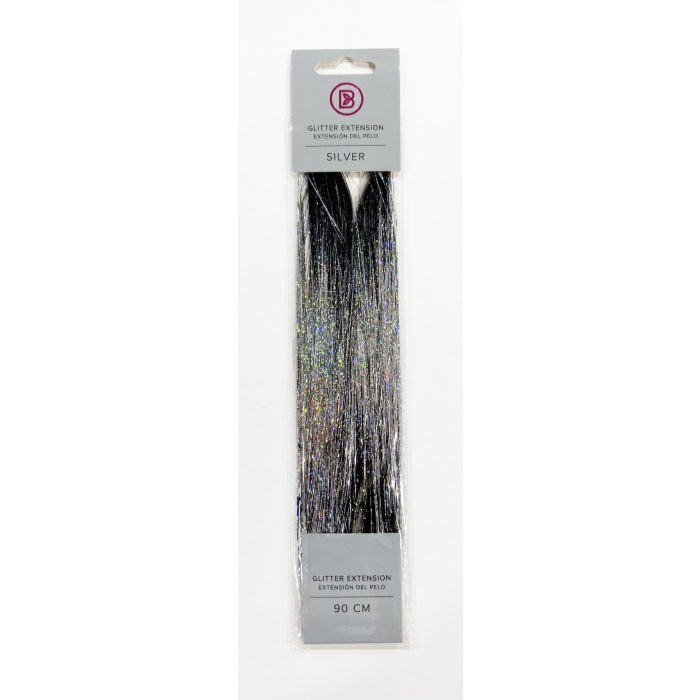 Extensiones de Cabello Purpurina Glitter 90cm