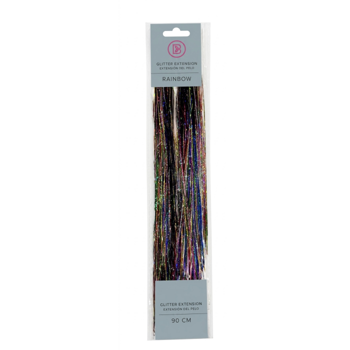 Extensiones de Cabello Purpurina Glitter 90cm