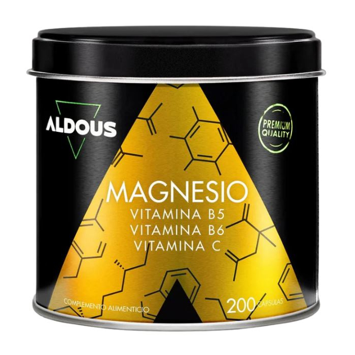 Cápsulas Magnesio Vitamina C, B5 y B6
