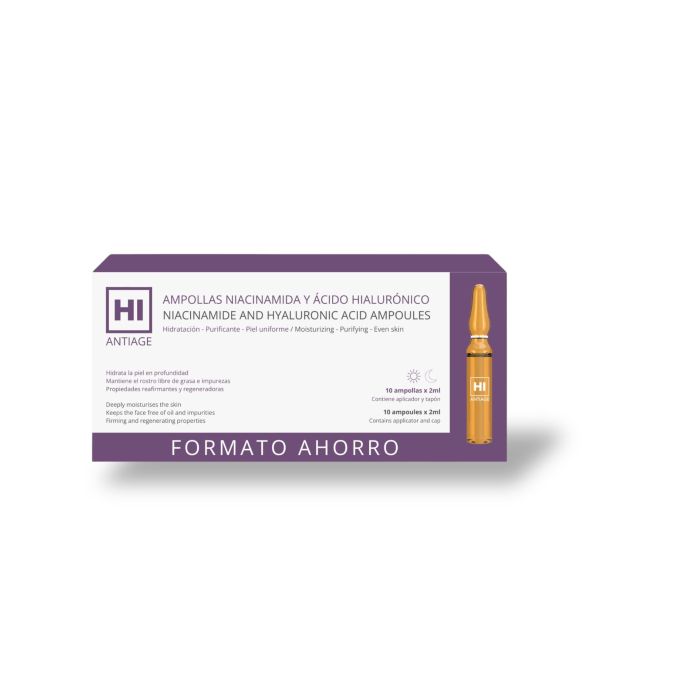 Ampolas de Niacinamida e Ácido Hialurónico 2 ml