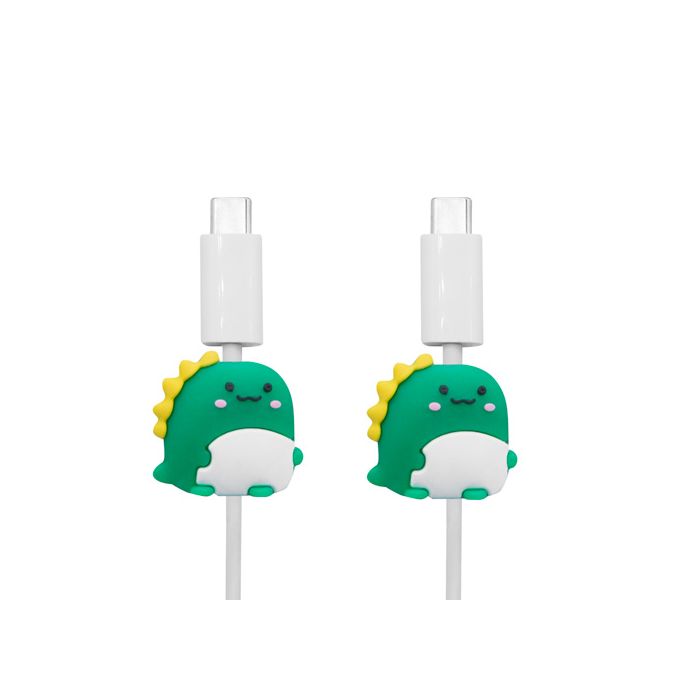 Dino Set 2 Protetores de Cabo