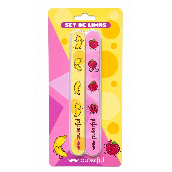 Set de Limas de Uñas Frutas