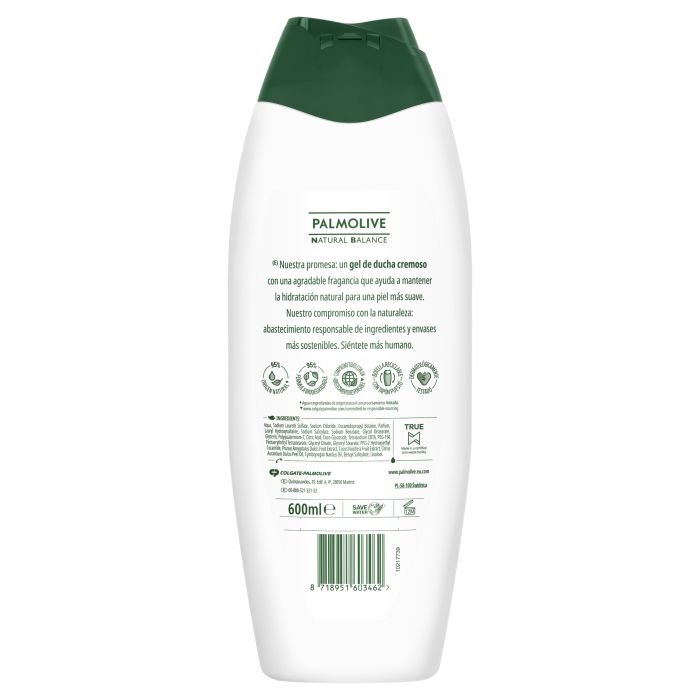 Gel de Duche Natural Balance Coco & Leite