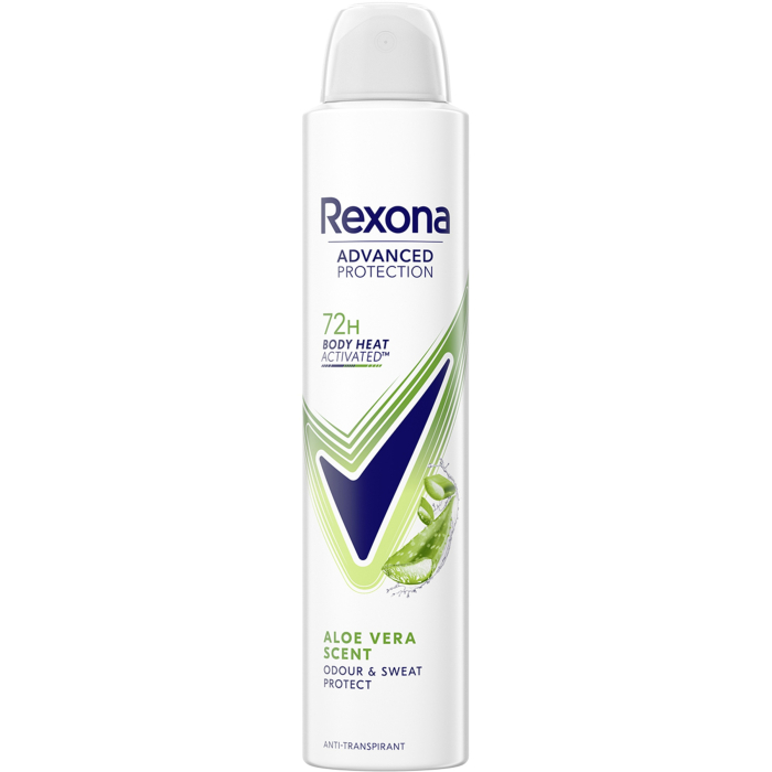 Rexona Desodorante Spray Advanced Protection 72H Aloe Vera Scent 200 Ml
