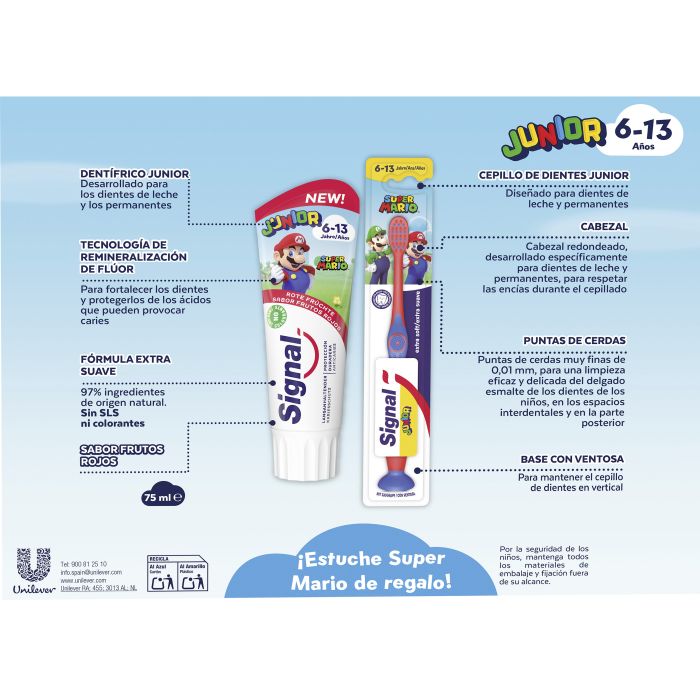 Conjunto Super Mario Cuidados Dentários