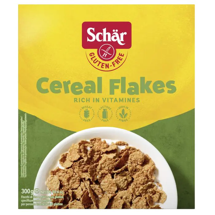 Dr Schär Copos de Cereales sin Gluten y sin Lactosa