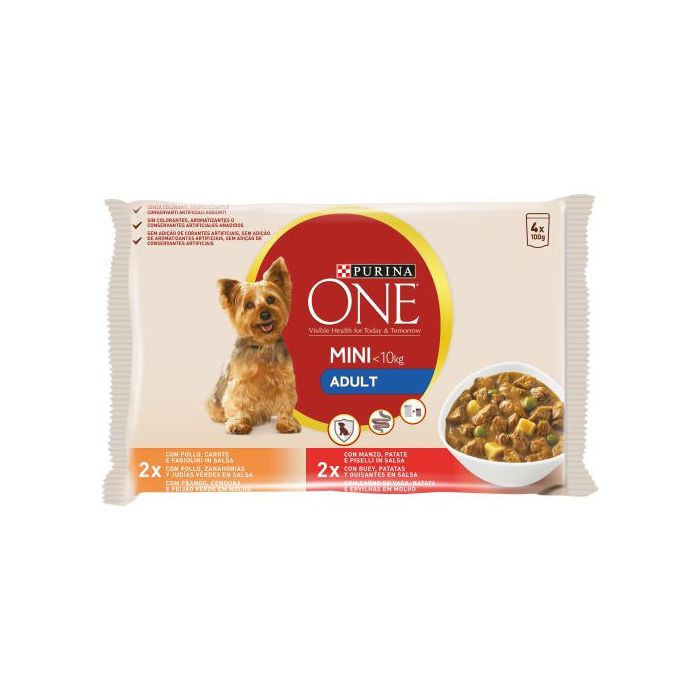 Comida úmida de um cachorro MINI 85 gr