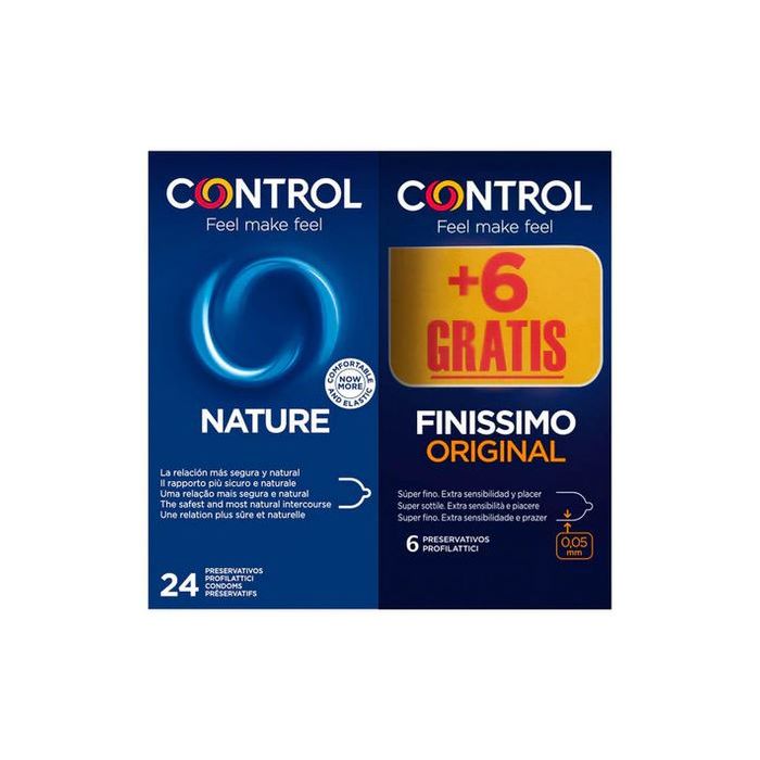 Control Pack Preservativos Nature + Preservativos Finissimo Original