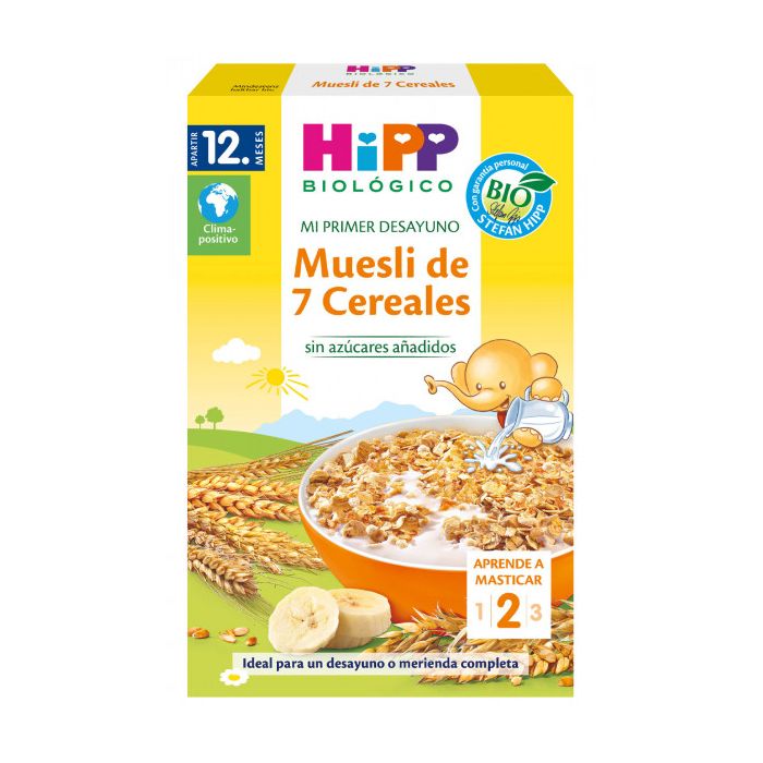 O Meu Primeiro Pequeno-almoço Muesli de 7 Cereais +12 meses 200 gr