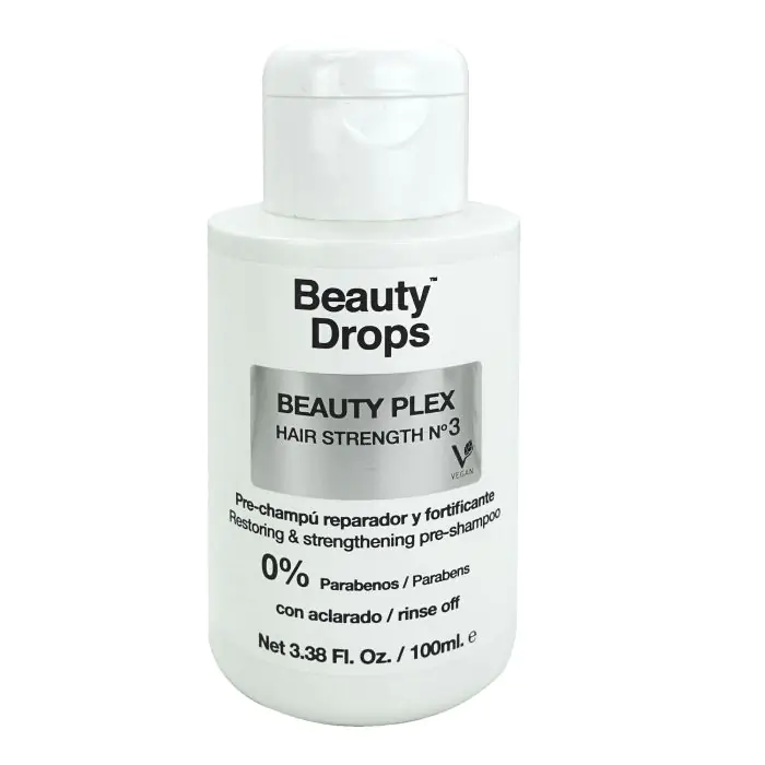 Beauty Drops Beauty Plex Hair Strength nº3 Pre Champú Reparador y  Fortificante