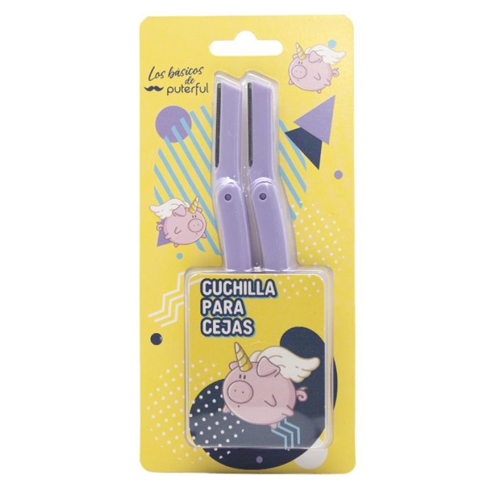 Conjunto de 2 Lâminas para Sobrancelhas