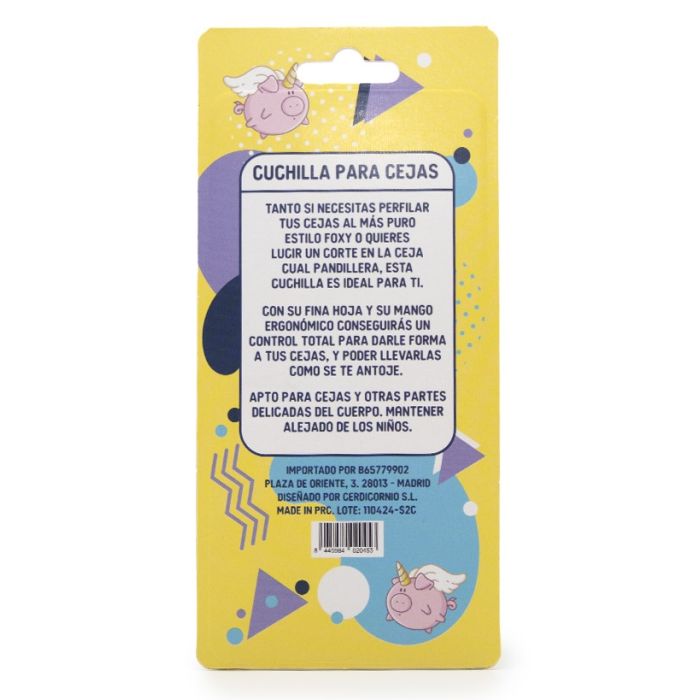 Conjunto de 2 Lâminas para Sobrancelhas