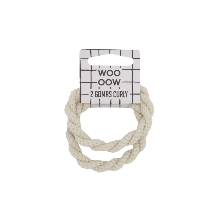 Set 2 Gomas Twist Beige
