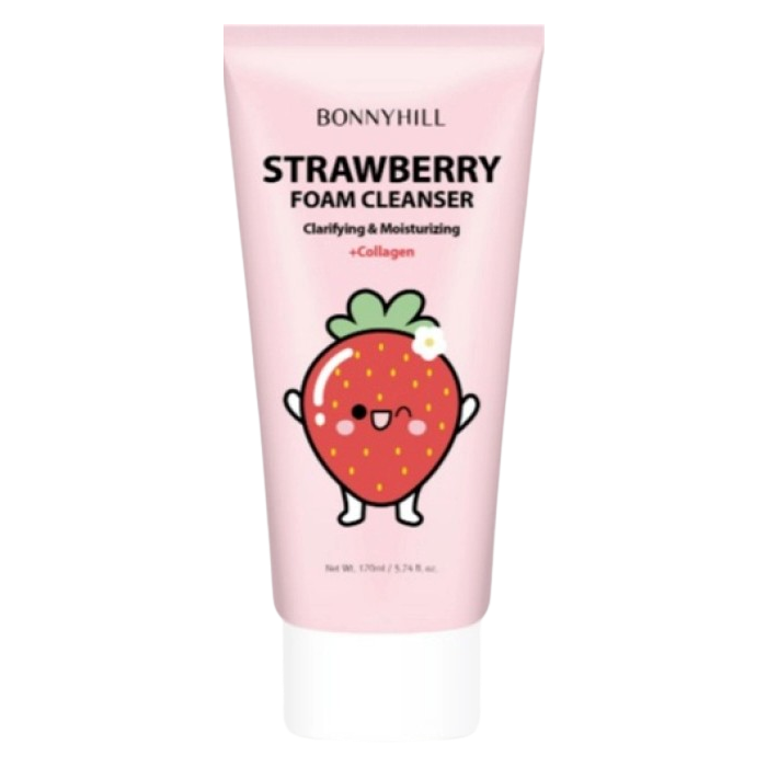 Espuma de limpeza de morango 170 ml