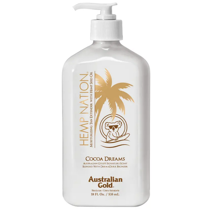 Hemp Nation Coca Tan Extender Australian Gold