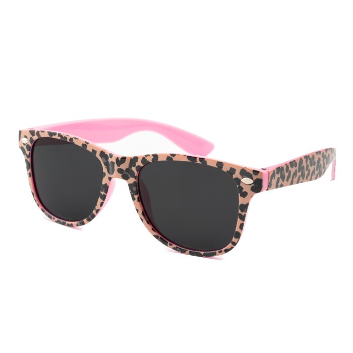 Kiddus Gafas de Sol Junior Polarizada Leopard Pink