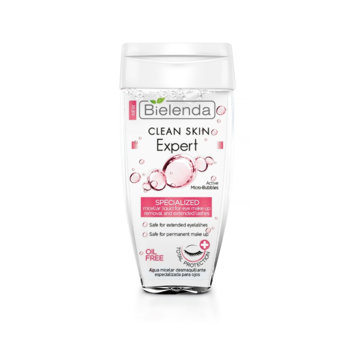 Clean Skin Expert Desmaquillante Micelar para Ojos y Pestañas Postizas