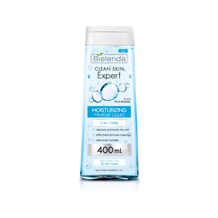 Clean Skin Expert Agua Micelar Hidratante 3 en 1