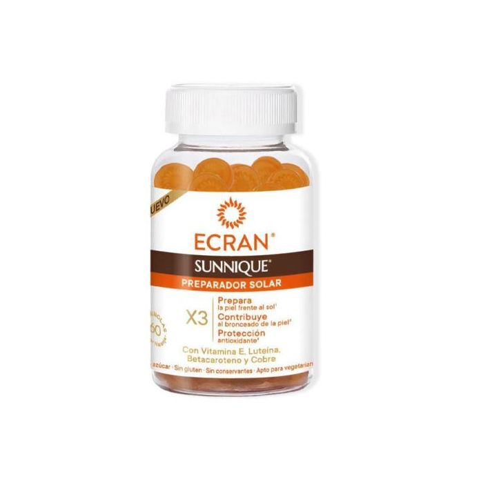 Ecran Gummies Preparador Solar Sunnique | Perfumerias Primor
