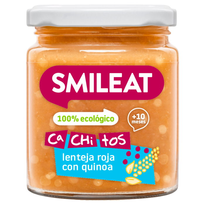 Tarrito Cachitos Lenteja Roja con Quinoa +10M 230 gr
