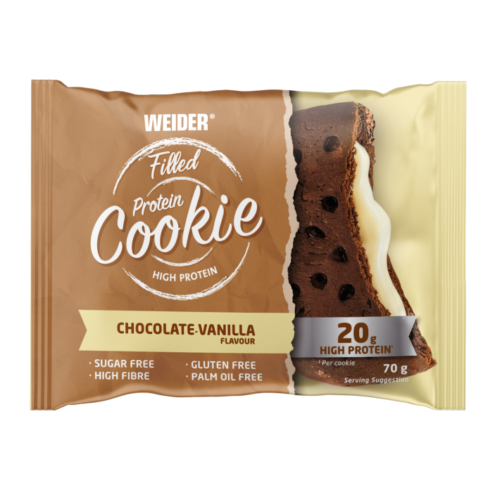Filled Protein Cookie Chocolate Vainilla 70 gr
