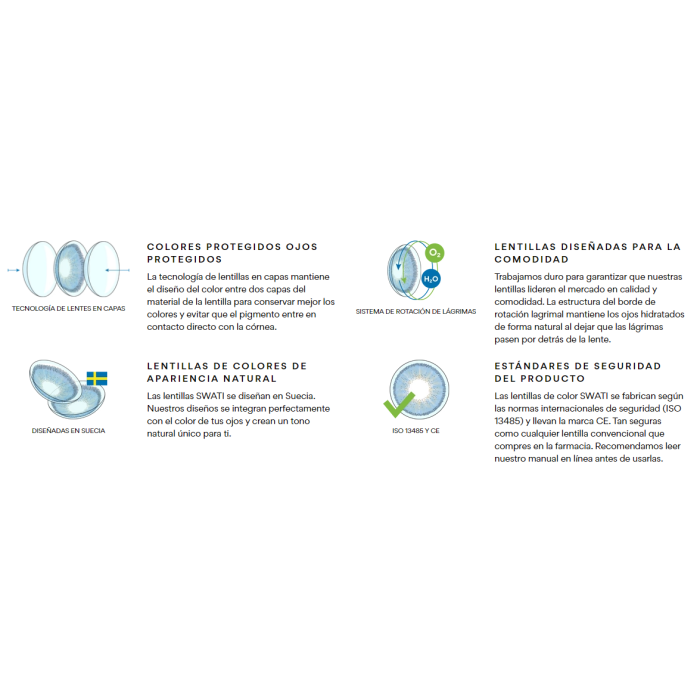Lentes de Contacto Cor Aquamarine