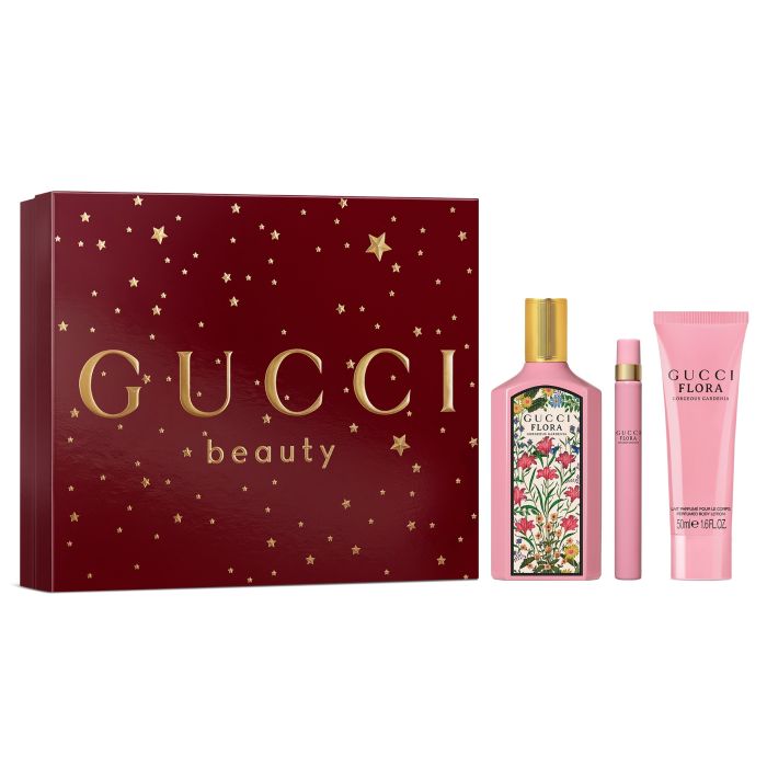 グッチGUCCI FLORA Gorgeous Gardenia ボックス付き Gucci Gucci Flora Gorgeous Gardenia Set pour femme ✓ Eau de