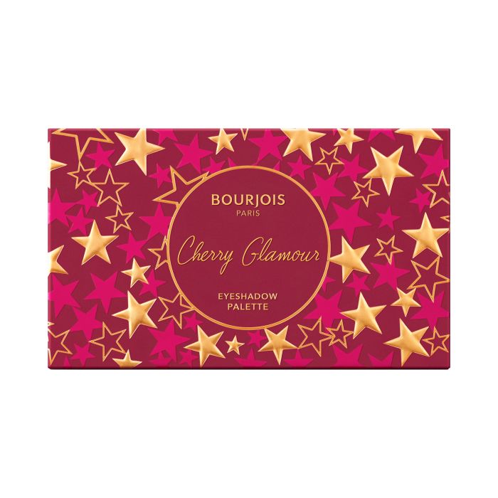 Bourjois, Volume Glamour Soirs De Paris, 03 Cherry Glamour, Palette Ombretti, Shades Dai Toni Beige, Dorati E Nero Scuro, Modulabile, Texture Da Crema A Polvere, Tenuta Fino A 15 Ore-image