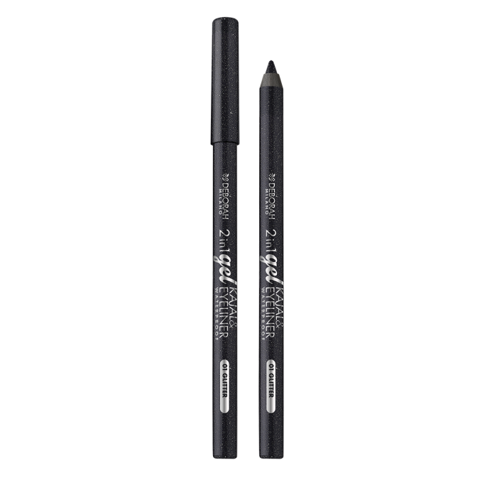 Lápiz Perfilador Gel Matite 2in1 Glitter Waterproof