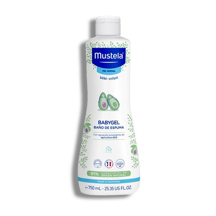 Gel Bebés Babygel Baño de Espuma con Aguacate BIO 750 ml