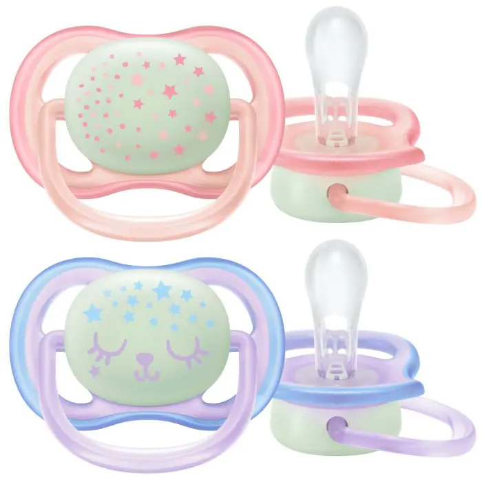 Philips Avent Chupete Ultra Air Nocturnos 0-6 Meses