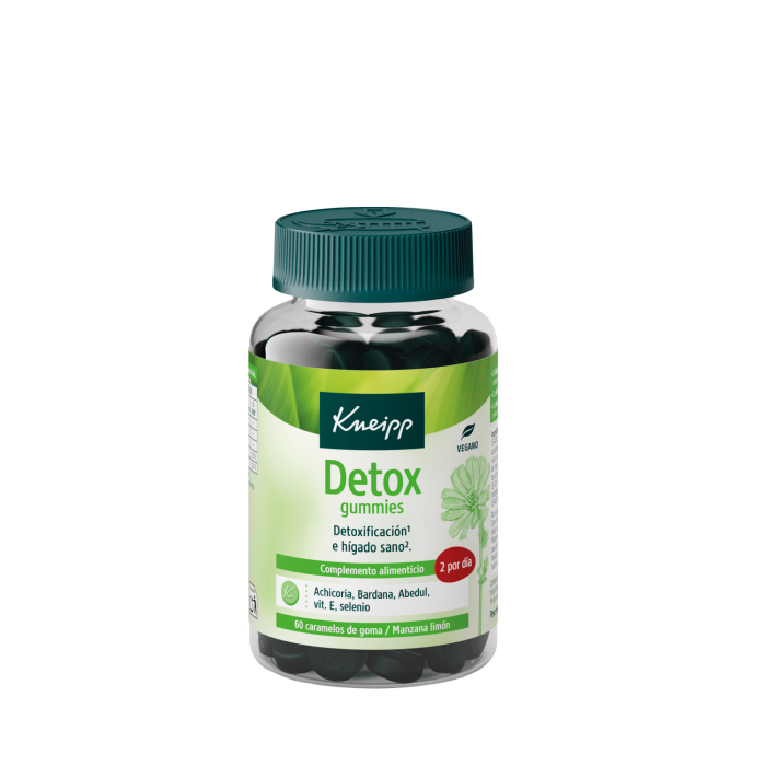 Gomas Detox 162 gr  Kneipp  Vitaminas y minerales