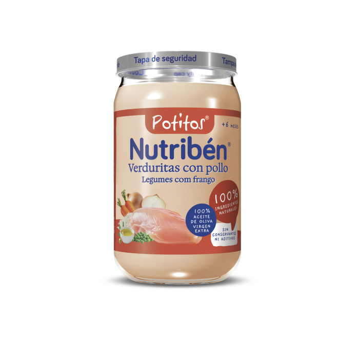 Nutribén Potito Verduritas con Pollo 235g