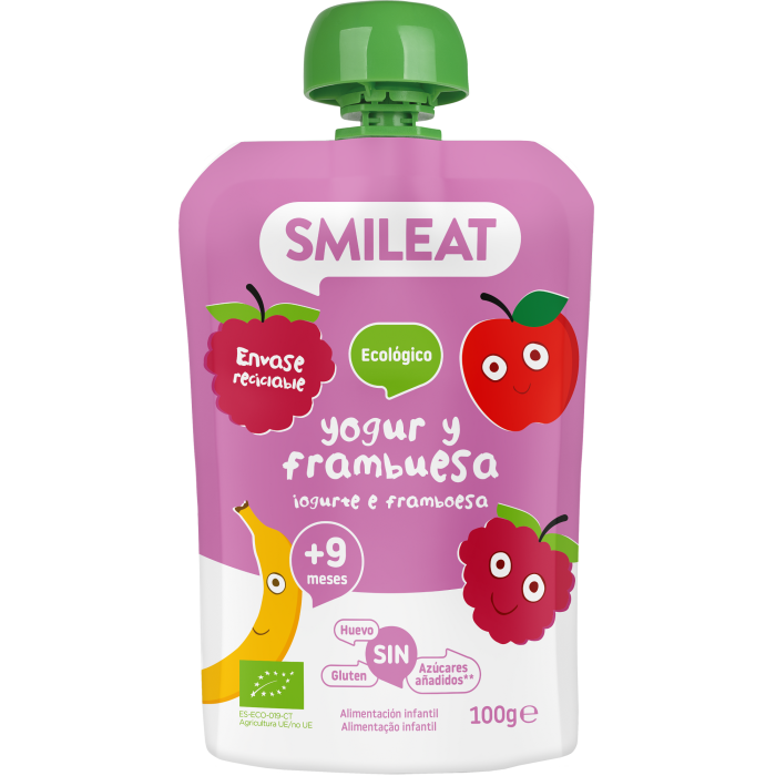 Smileat Pouch Yogur Y Frambuesa