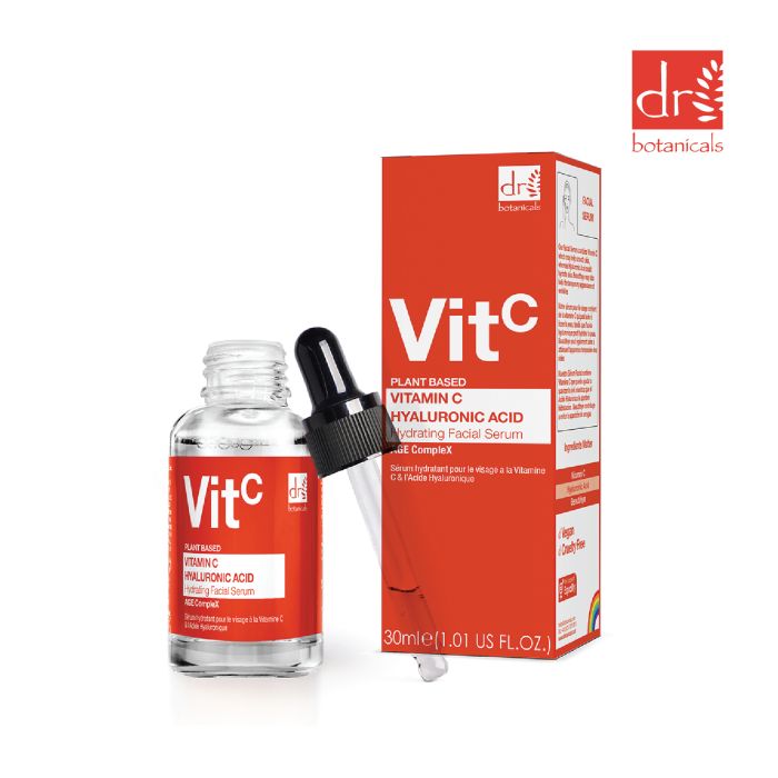 Sérum Facial Hidratante com Vitamina C & Ácido Hialurónico