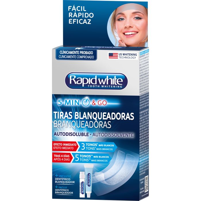 Teeth Whitening Strips Tiras 3d White Oral B Blanqueadoras Tiras