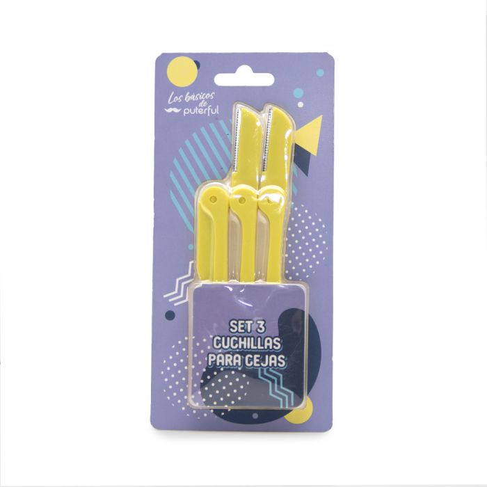 Set 3 Cuchillas para Cejas